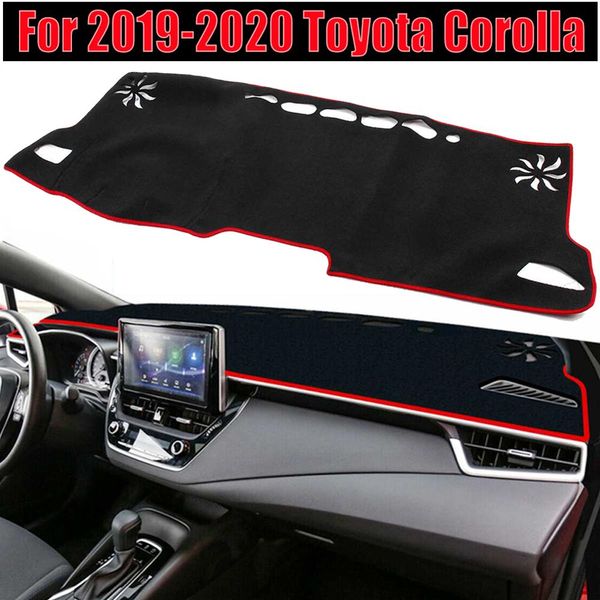 

for 2019 2020 corolla red inner dashboard dash mat dashmat sun cover pad