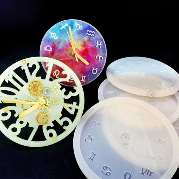 2019 Molds For Jewelry Snasan Silicone Mold 14 7cm Big Clock Resin Mould Handmade Tool Diy From