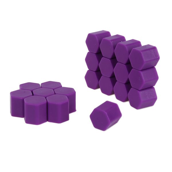 

car-partment universal 20pcs car wheel lug bolt nut covers caps colorful screws cap for truck
