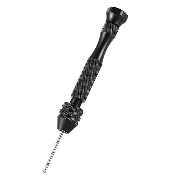 

mini hand drill,precision pin vise woodworking hand drill, miniature drill + 10pcs mini micro-drill bit set with keyless chuck