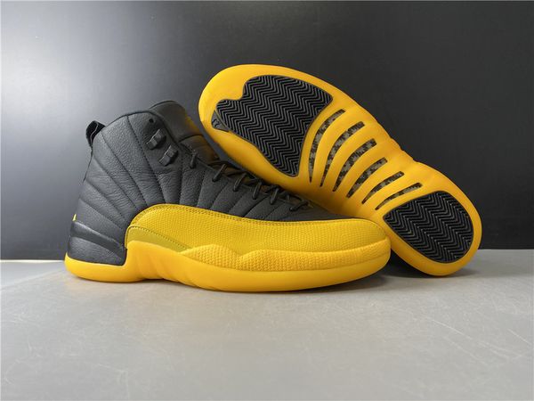 

wholesale 2020 new university gold 12s xii men high basketball shoes outdoor trainers qinmin123 size 7-13