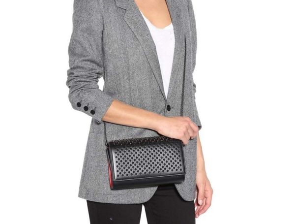 

women rivet holding shoulder bag personalityhead embossed genuine leather holding envelope fashion bag street trend head women clutch bag