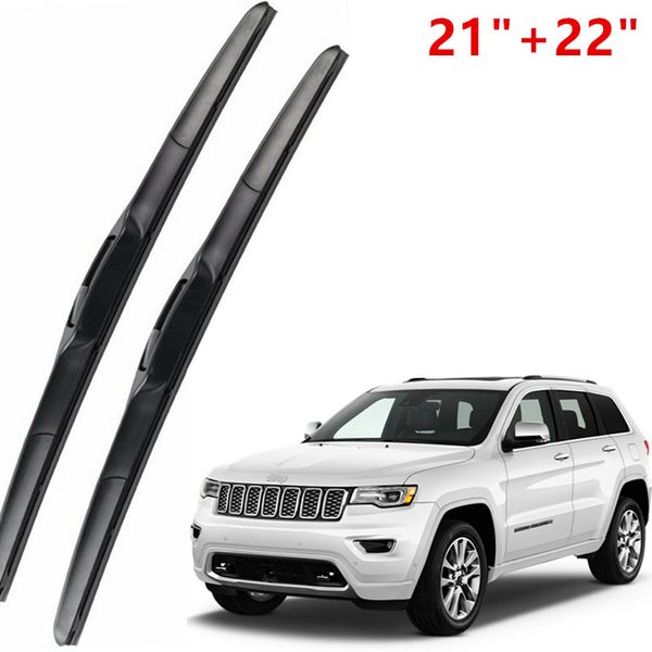 

new set genuine oem front windshield wiper blades fit for 2014-2019 grand cherokee