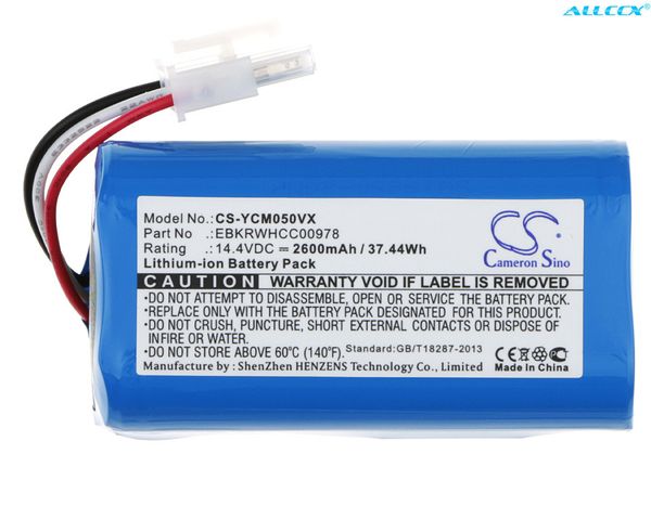 

cameron sino 2600mah аккумулятор для iclebo ycr-m05, ycr-m05-p, ycr-m04-1, ycr-m05-10, ycr-m05-11, ycr-m05-20, m05-30, m05-50