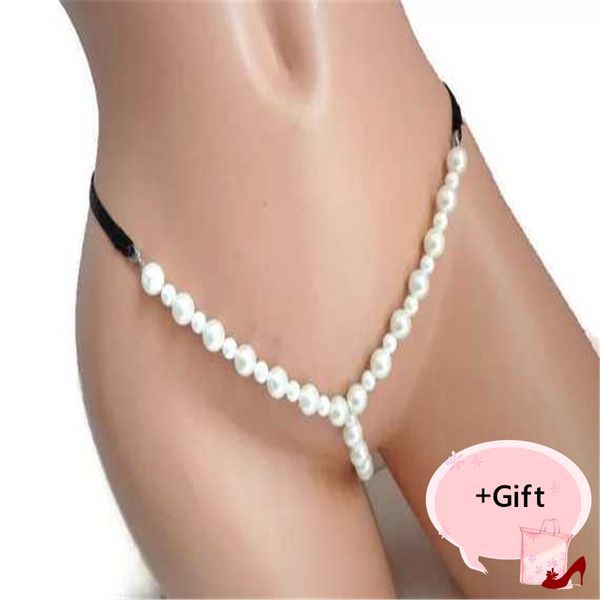 

lady bikini underwear pearl chain night club necklace lovers flirt fashion body jewelry for women couple valentine's day, Slivery;golden