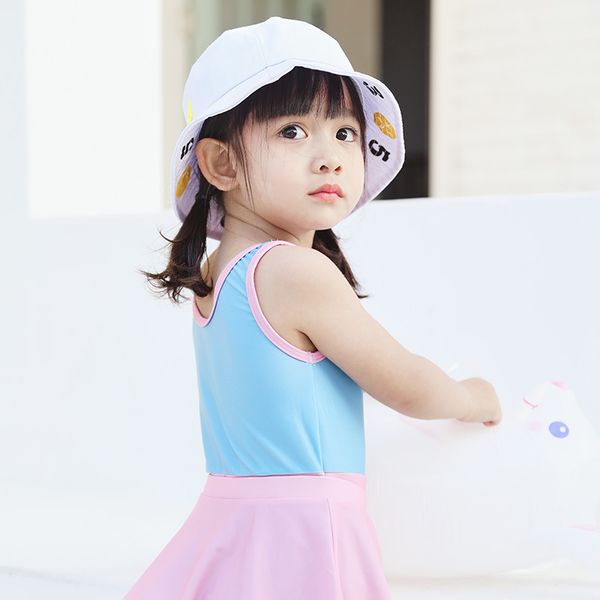 

kids bathing suits girls two/one piece children swimwear for girls swimsuit girl child eistis snamha aon phaiste, White