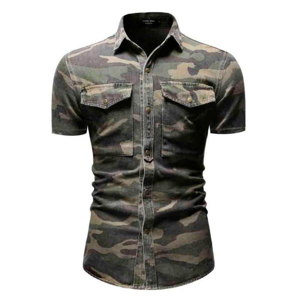 

idopy мужские рубашки повседневный камуфляж тактический стиль slim fit кнопка камуфляжная рубашка карман с коротким рукавом топы блузка -3x, White;black