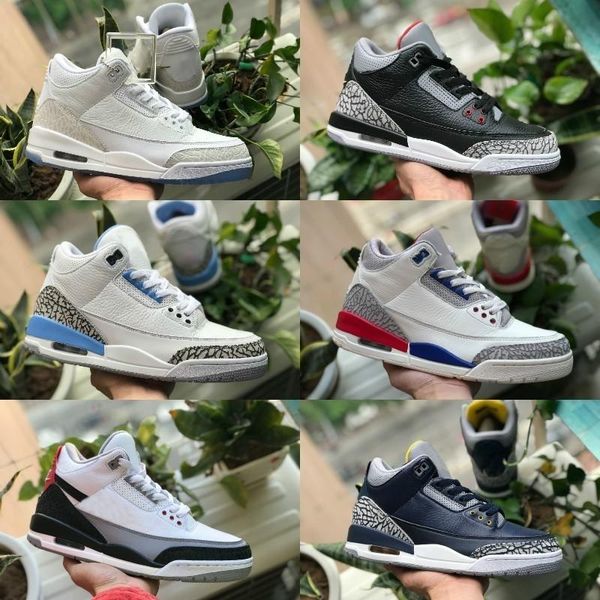 

3 3s true blue men basketball shoes tinker varsity red white cement chlorophyll throw s infrared 23 katrina j3 sneakers