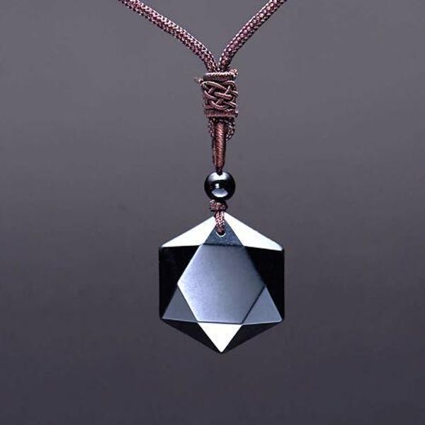 

natural stone turquoises quartz crystal obsidian beads pendant women and men cubic jewelry making necklaces accessories, Silver