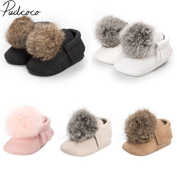 

первый уолкер малыши младенец новорожденного мальчика девочка обувь кисточка all seasons cute волосы шарик шпаргалка шерсть обувь мода