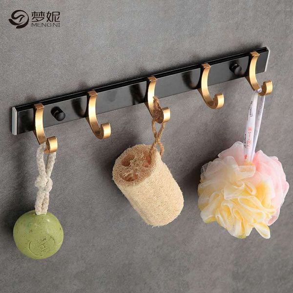 

черный космос алюминиевый крючок для пальто гостиная стена туалетная дверь задняя одежда клейкий крючок не перфорированный алюминиевый сплав