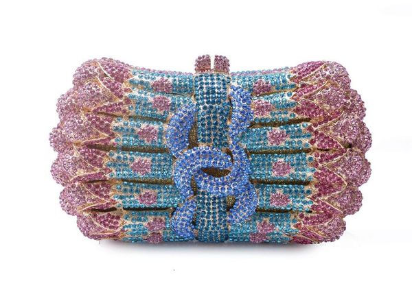 

мода сумки красочных сцеплений женщин партия золота сцепление кошелек банкет цепь плечо сумка напульсники сумка