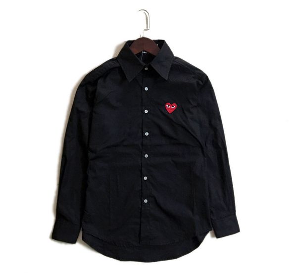 

20 / рей кавакубо модельер мужчины рубашку чистого хлопка удобные дикие дышащие пальто спорта потерять классический обычай вышивка ms рубашк, White;black