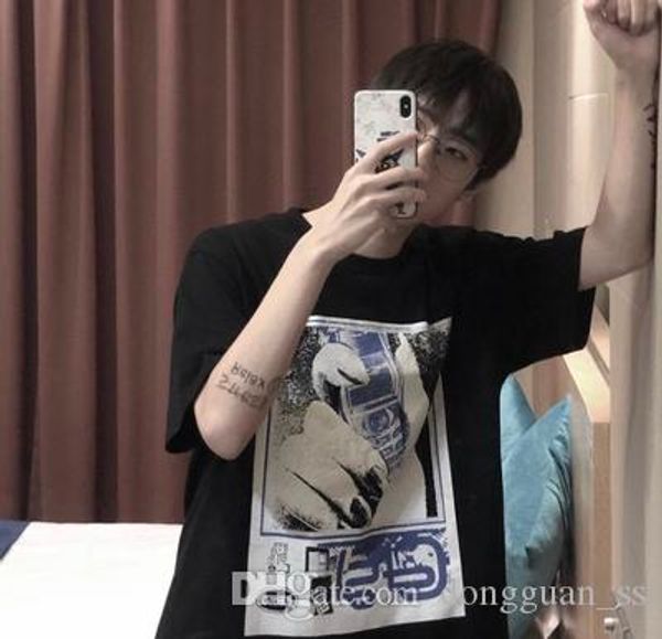 

dongguan_ss 2020ss mobile print japen brand grey xl t shirts men women 1 high-quality summer style washed do old dye, White;black