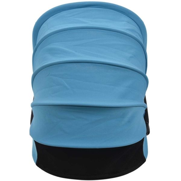 

blue portable foldable sunshade quick automatic opening single tent sun protection tent mini beach umbrella parasol with pillow