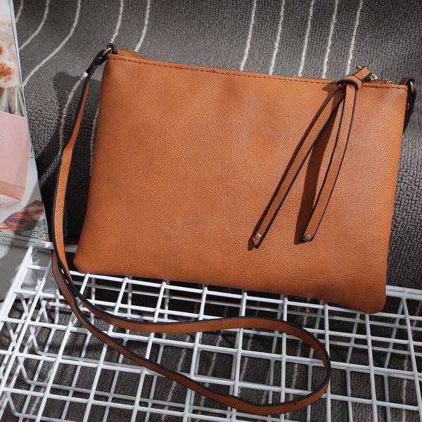

vintage fashion messenger bag womens leather purse satchel cross body zipper shoulder bags women's handbags lady tote purse