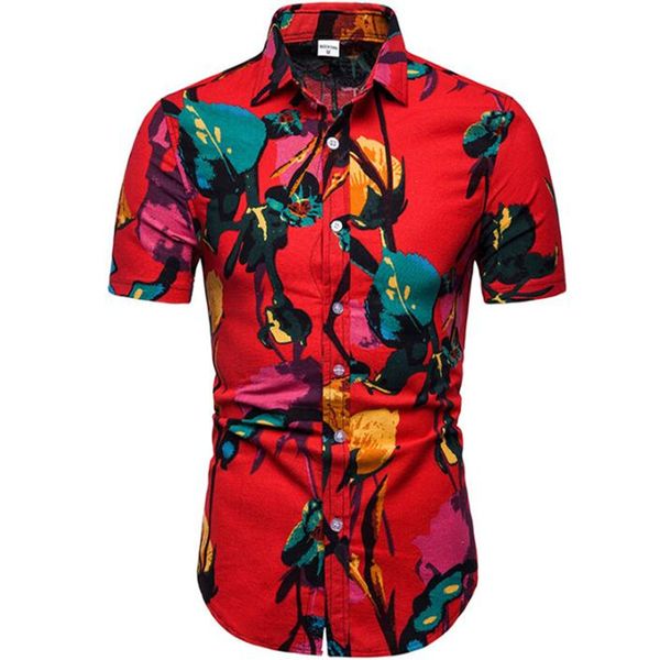 

new casual 3d printed short-sleeved shirt for men shirt, White;black