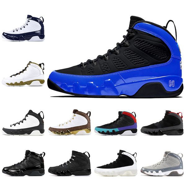 

new retro 9s basketball shoes racer blue dream do it unc space jam oregon ducks statue jumpman 9 mens trainers sports sneakers, White;red