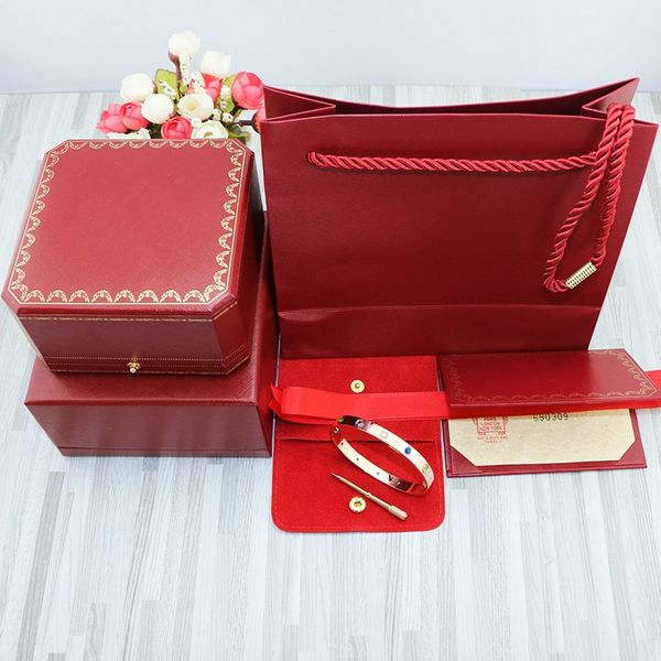 

Love crew bracelet 10 colorful cry tal ro e gold with original box et 316l titanium teel pink gold love bracelet gift for women and men