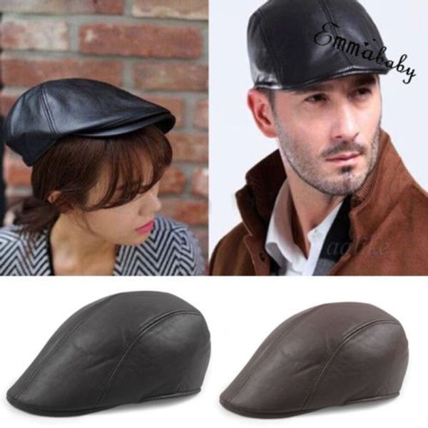 

винтаж кожа козырьки мужчины твердые гэтсби cap мужские ivy hat golf лыской cabbie newsboy, Blue;gray