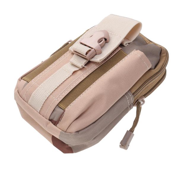 

tactical waist pack hand carry camping belt bag rucksack outdoor bumbag phone bag (sand color
