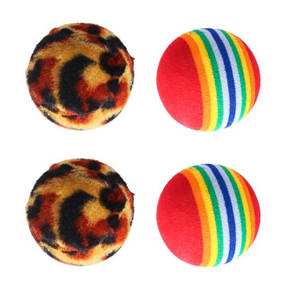 

count 4 dog pet chew tooth cleaning ball pet exercise game dog training ball