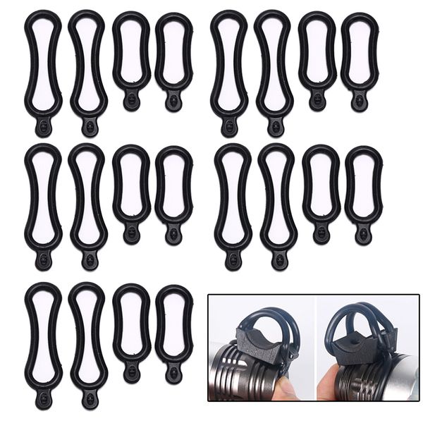 

10pcs/ 5 pair o-ring rubber o ring sealing kit for led bicycle light headlamp installation 2 sizes mount