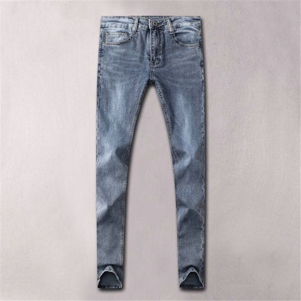 

2020 mens designer jeans retro slim skinny jeans fashion designer ripped men hip hop light blue denim pants white jeans