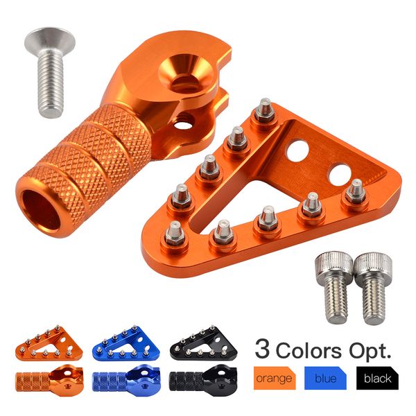 

new brake pedal plate and shift lever tip for exc sx sxf xc xcf xcw excf 125 200 250 300 350 400 450 500 525 530 2017-2018