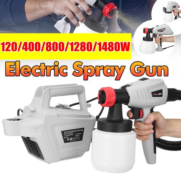 

120/400/800/1280/1480w adjustable high voltage electric spray cake chocolate painting sprayer handheld latex paint spray machine