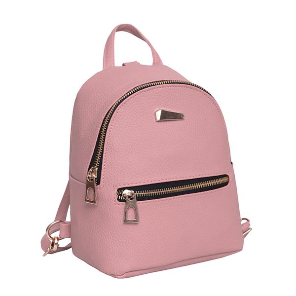 

fashion women mini backpack pu leather college shoulder satchel school rucksack ladies girls casual travel bag ssa-19ing