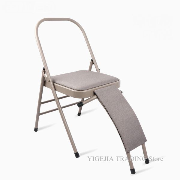 

foldable yoga chair with lumbar support, steel pipe yoga chair, balanced body headstand bench, inversion chair