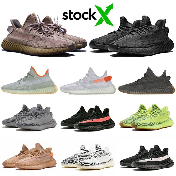 

2020 kanye west men women running shoes yecheil earth black clay desert sage ow shoes trainers stock x sneakers size 13