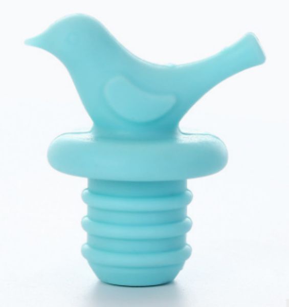 

Bottle Stopper Bottle Caps Wine Stopper Family Bar Preservation Tools Silicone Creative Bird Design Safe And Healthy