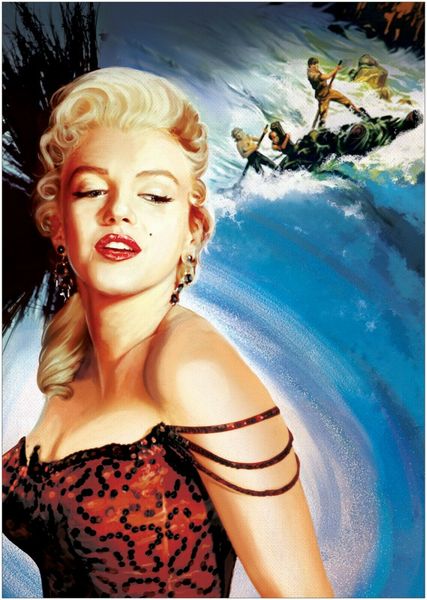

marilyn monroe classic movie large painting home decor handpainted &hd print oil painting on canvas wall art canvas pictures 200226