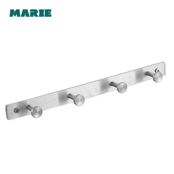 

bathroom robe hook 3/4/5/6 hooks stainless steel 304 door hanger towel hanger