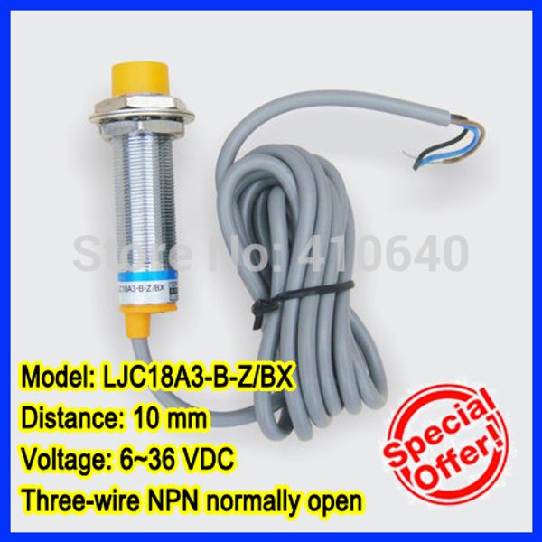 

genuine ljc18a3-b-z/bx inductive proximity switch three-wire npn normally open