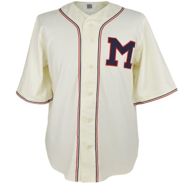 

Milwaukee 1936 Home Jersey 100% Stitched Embroidery Logos Vintage Baseball Jerseys Custom Any Name Any Number Free Shipping