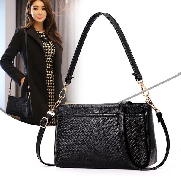 

2020 new style middle-aged women's bag casual diaper bag women's hand shoulder large capacity soft