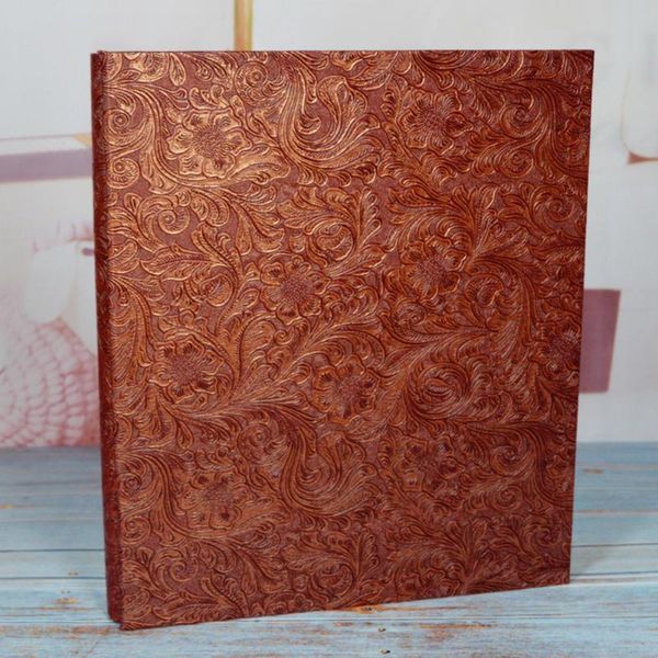 

600 pockets 6 inch p gifts big high capacity baby landscape interleaf type pu leather home decor diy family travel