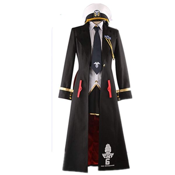 

azur lane bilan hangxian enterprise b cosplay costume full set, Black