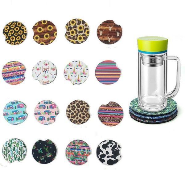 

neoprene car cup mat teacup pad mug bottle cushion mats & pads table decoration & accessories kitchen, dining & bar tools