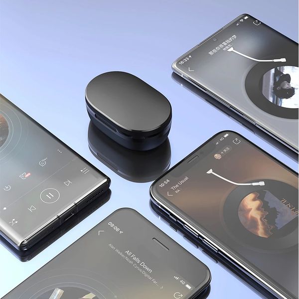 

mini wholesale earphone shenzhen e6s 5.0 smart tws bluetooth earbuds led display bt headset with charging case for xiaomi redmi airdot