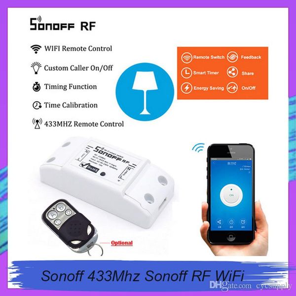 

sonoff 433mhz sonoff рф wifi wireless smart switch home с rf приемник дистанционного управления смарт-timing переключатель беспроводного кон