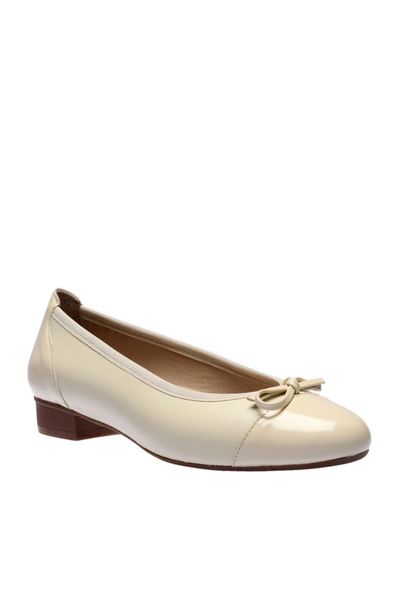 

pearl genuine leather beige women 's ballerina 120120161011, Black