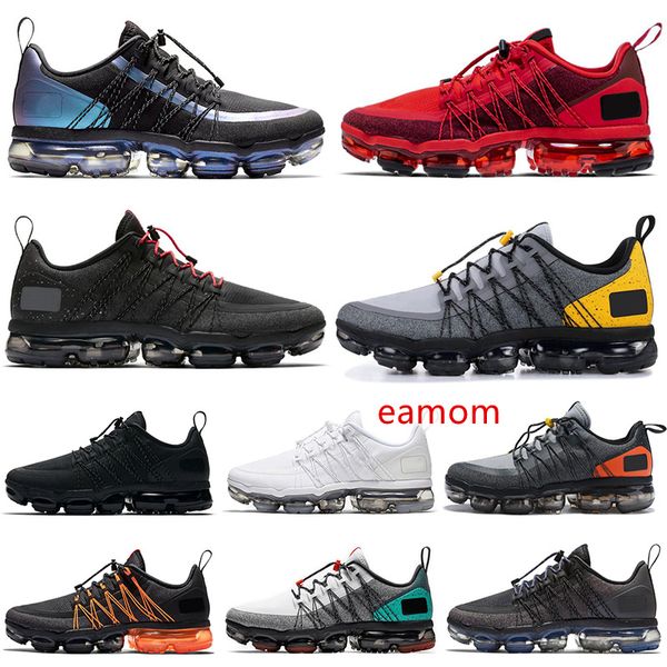 

2019 run utility throwback future men women running shoes triple black white gray designer mens trainer sports sneakers runner size 40-45