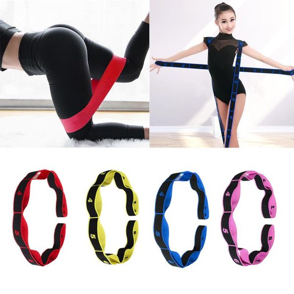 

chest expander practical durable polyester cotton 8 grid posture correction fitness equipments yoga pull rope tension band