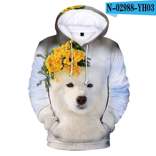 

new 3d wolf pattern hoodies anime animal wild hoodie boys/girls kpop cute men/women hoodie teenage hip hop long sleeve, Black