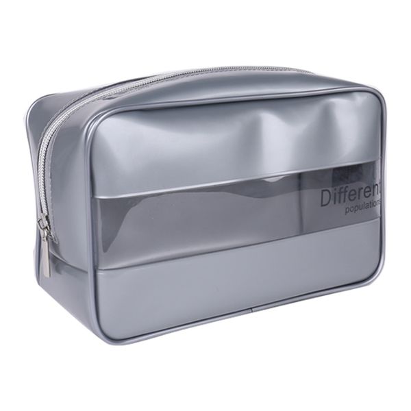 

transparent cosmetic bag pvc travel organizer bag zipper clear waterproof women makeup toiletry wash bath storage pouch
