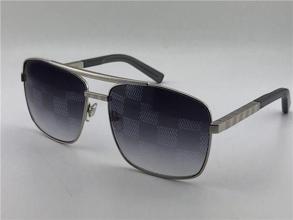 

summer square attitude sunglasses silver grey shaded fashion glasses des lunettes de soleil men classic sunglasses uv400 prodection with box, White;black
